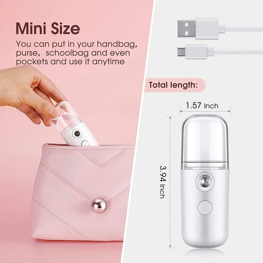 Portable Mini Face Steamer – Deep Hydration & Pore Cleanser
